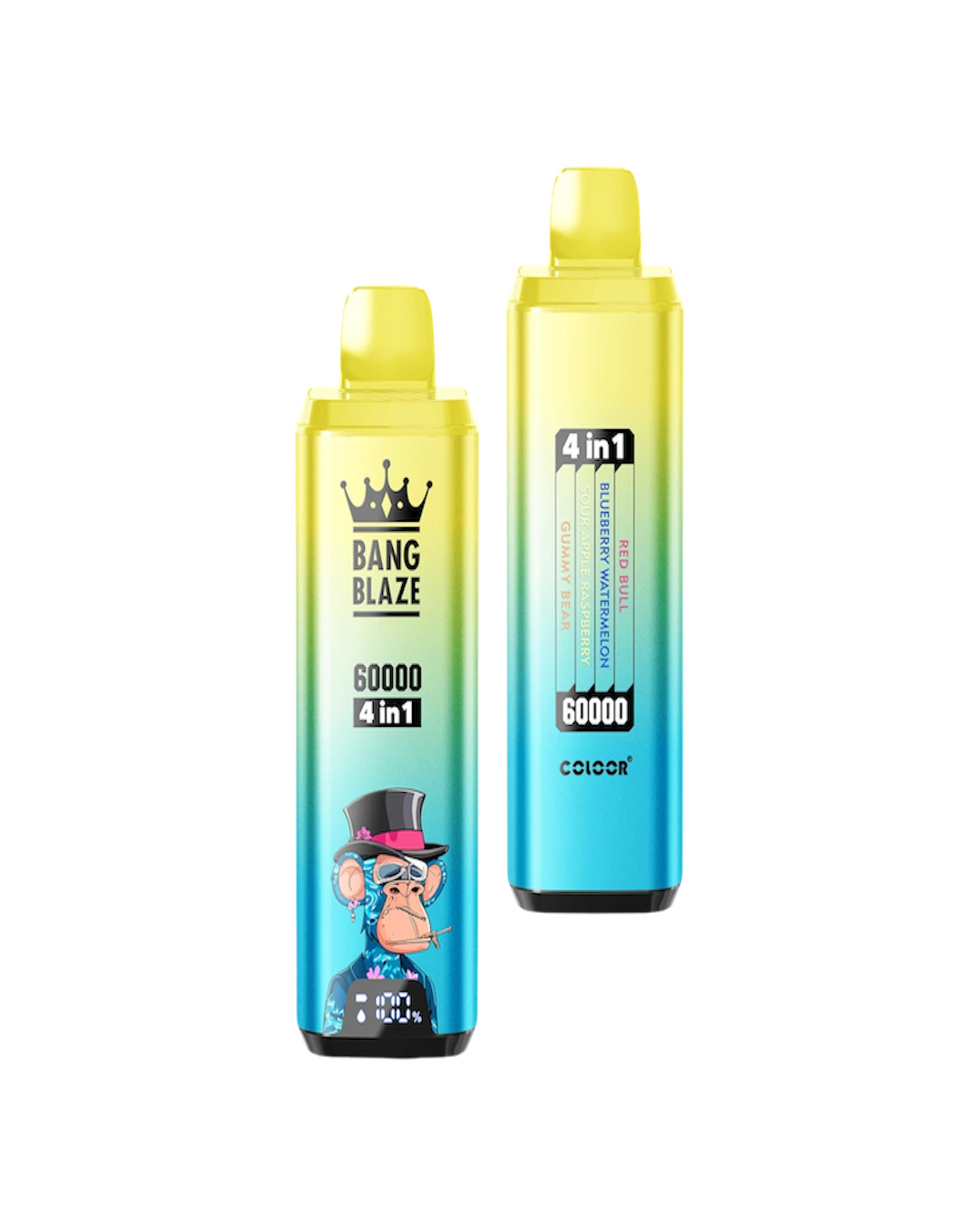 BANG BLAZE エナジードリンク＆ブルーベリースイカ＆サワーアップルラズベリー＆ハリボグミ