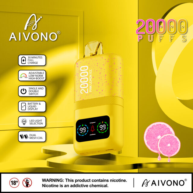 AIVONO ピンクレモンアイス味【ニコパフ】5%