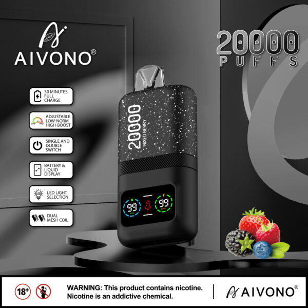 AIVONO ミックスベリー味【ニコパフ】5%
