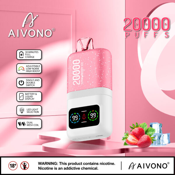 AIVONO ストロベリーアイス味【ニコパフ】5%