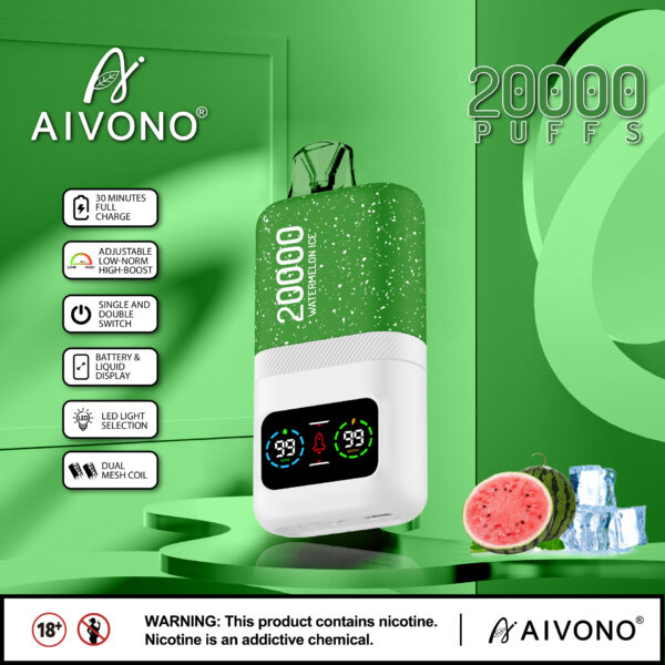 AIVONO ウォーターメロンアイス味【ニコパフ】5%