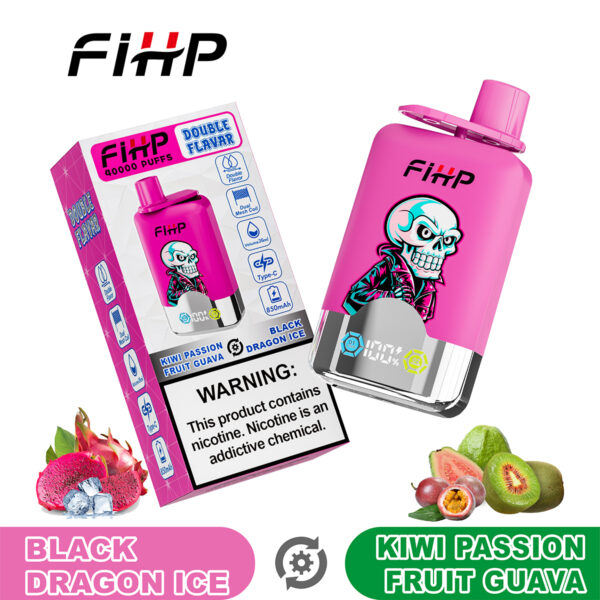 FiHP ブラックドラゴン・アイス × キウイ・パッションフルーツ・グアバ【ニコパフ】5%
