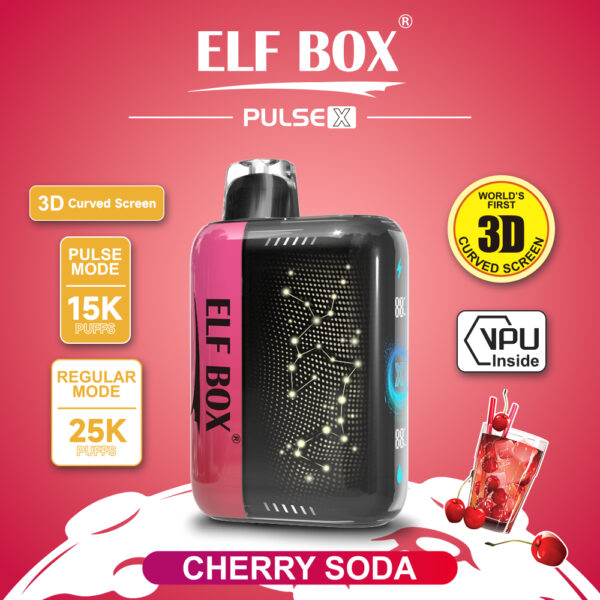 ELF BOX PLUS X チェリーソーダ味【ニコパフ】5%