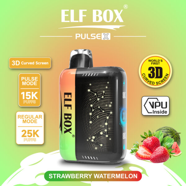 ELF BOX PLUS X ストロベリーウォーターメロン味【ニコパフ】5%