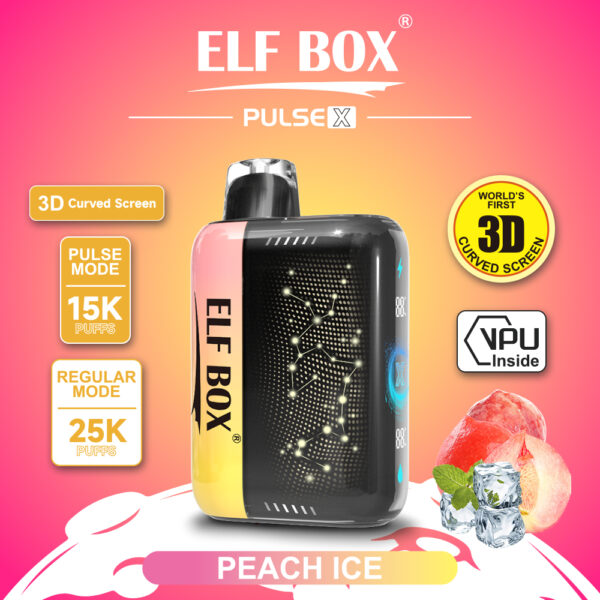 ELF BOX PLUS X ピーチアイス味【ニコパフ】5%