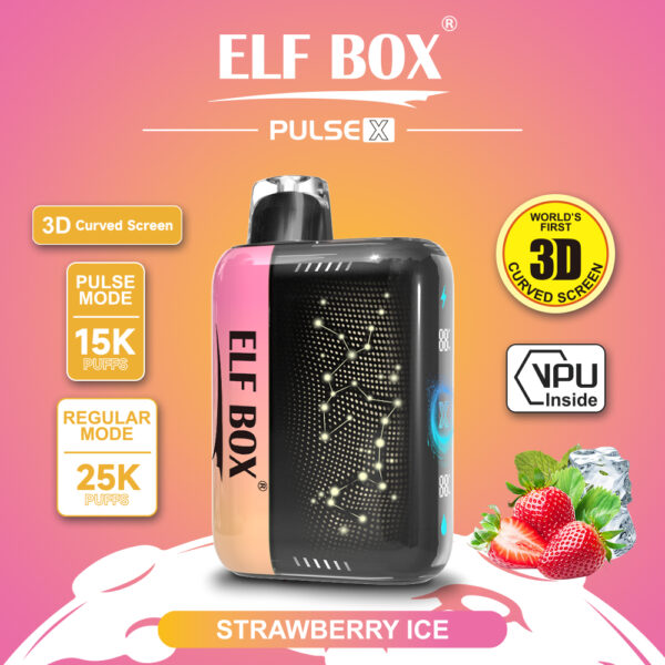 ELF BOX PLUS X ストロベリーアイス味【ニコパフ】5%