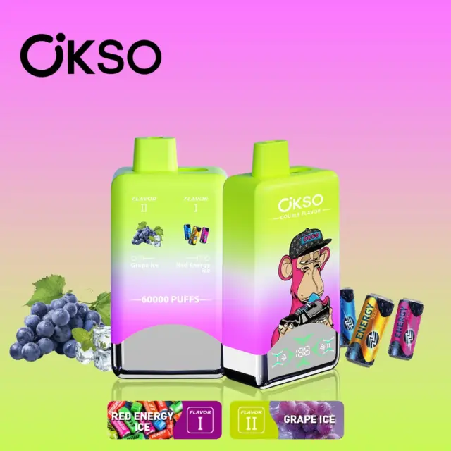 OKSO グレープ・アイス × レッドエナジー・アイス【ニコパフ】5%