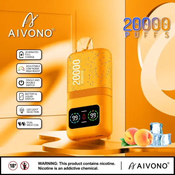 AIVONO ピーチアイス味【ニコパフ】5%