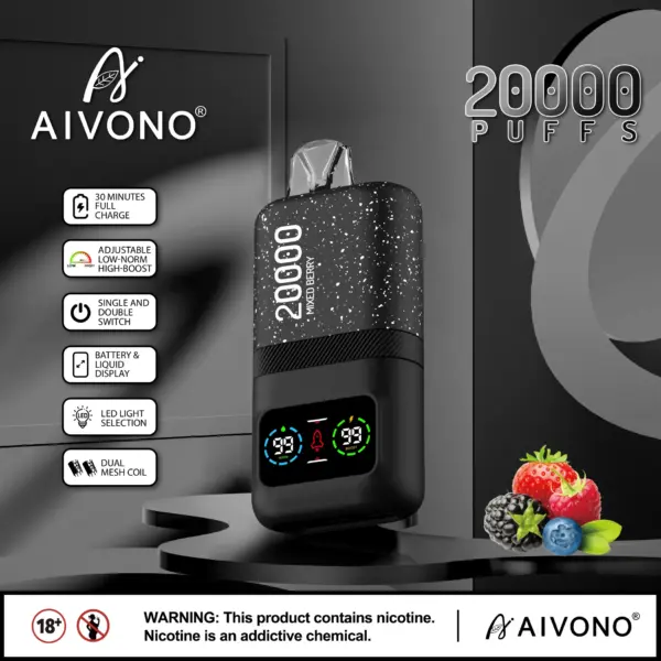 AIVONO ミックスベリー味【ニコパフ】5%