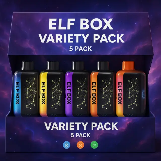 ELF BOX PLUS X バラエティパック（売れ筋TOP5 / 5本セット）