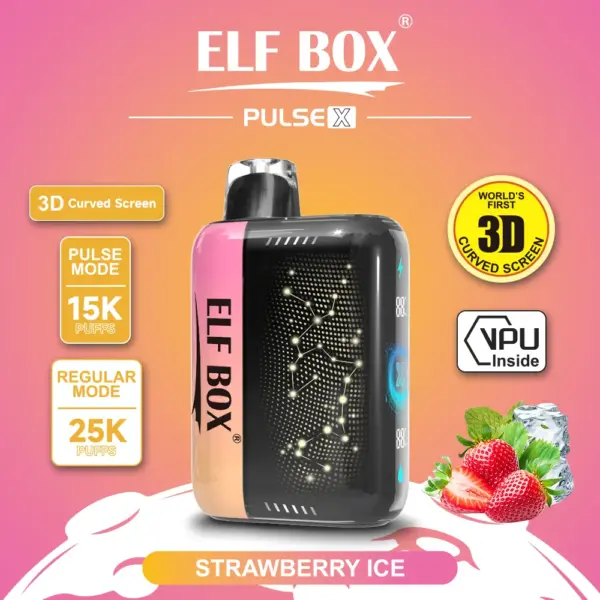 ELF BOX PLUS X ストロベリーアイス味【ニコパフ】5%