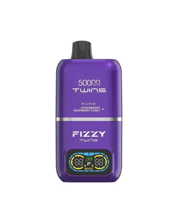 Fizzy Twins 2‑Flavors アイ66＆ストロベリーラズベリーキャンディー【ニコパフ】5%