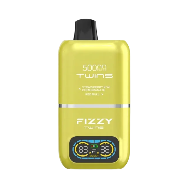 Fizzy Twins 2‑Flavors ストロベリーキウイザクロ＆レッドブル【ニコパフ】5%