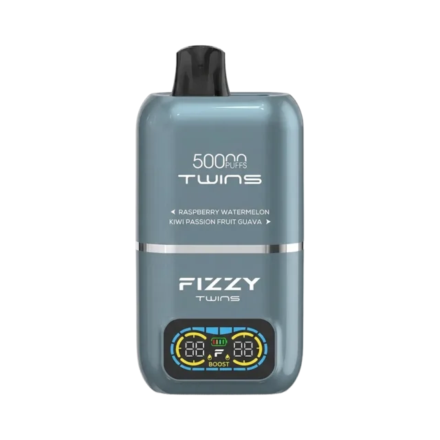 Fizzy Twins 2‑Flavors ラズベリースイカ＆キウイパッションフルーツガム【ニコパフ】5%