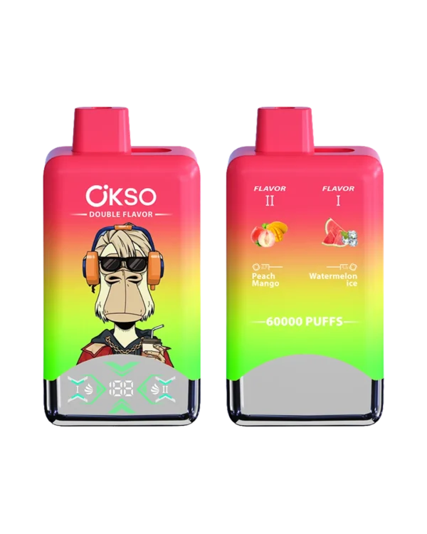 OKSO ピーチ・マンゴー × ウォーターメロン・アイス【ニコパフ】5%