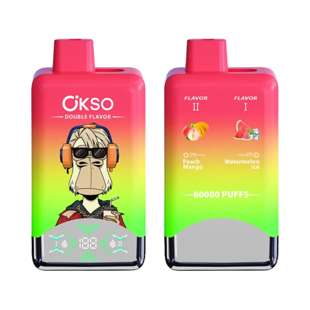 OKSO ピーチ・マンゴー × ウォーターメロン・アイス【ニコパフ】5%