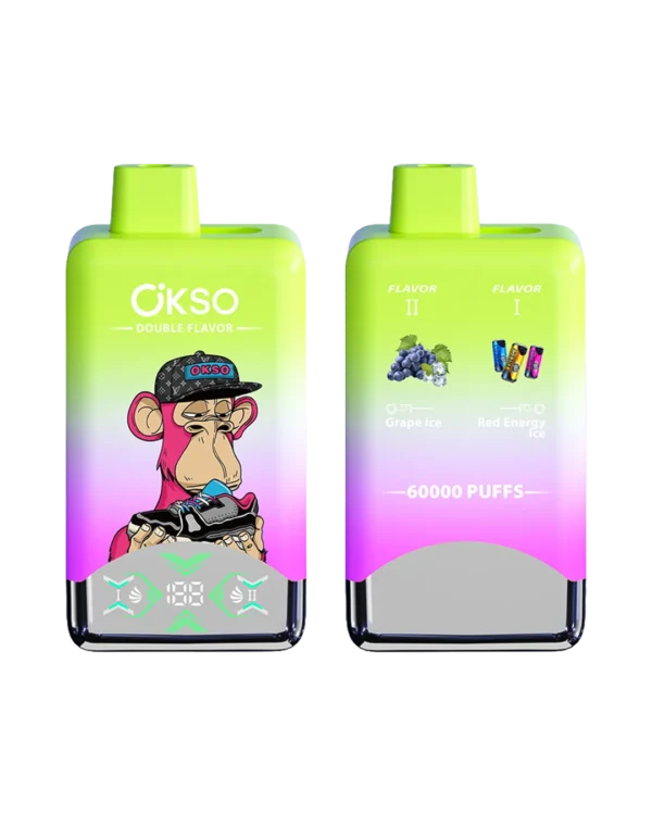OKSO グレープ・アイス × レッドエナジー・アイス【ニコパフ】5%