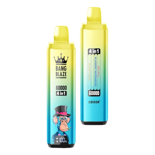 BANG BLAZE エナジードリンク＆ブルーベリースイカ＆サワーアップルラズベリー＆ハリボグミ【ニコパフ】5%
