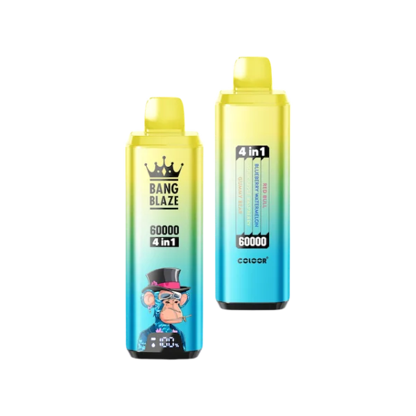 BANG BLAZE エナジードリンク＆ブルーベリースイカ＆サワーアップルラズベリー＆ハリボグミ【ニコパフ】5%