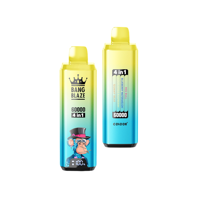 BANG BLAZE エナジードリンク＆ブルーベリースイカ＆サワーアップルラズベリー＆ハリボグミ【ニコパフ】5%
